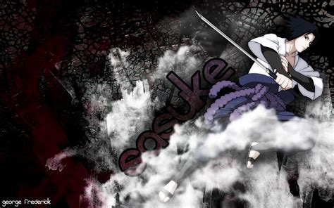 Wallpaper Naruto Shippuuden Sasuke Uchiha Kegelapan Screenshot