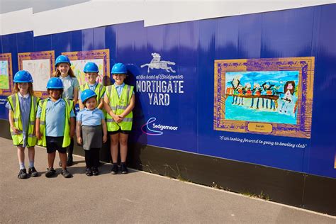 Primary School Children Create Hoarding Designs For New Northgate Yard
