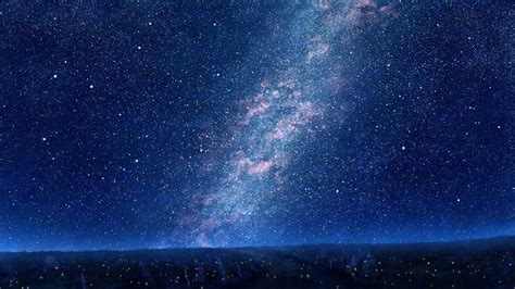 Wallpaper Night Sky Stars Clouds Milky Way Nebula Atmosphere Spiral Galaxy Universe