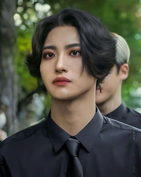 𝓢𝓮𝓸𝓷𝓰𝓱𝔀𝓪 in 2021 seonghwa photoshoot ateez seonghwa long hair styles