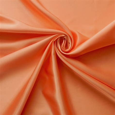 Jubilant Bridal Satin Fabric Coral By The Yard Fabric Direct