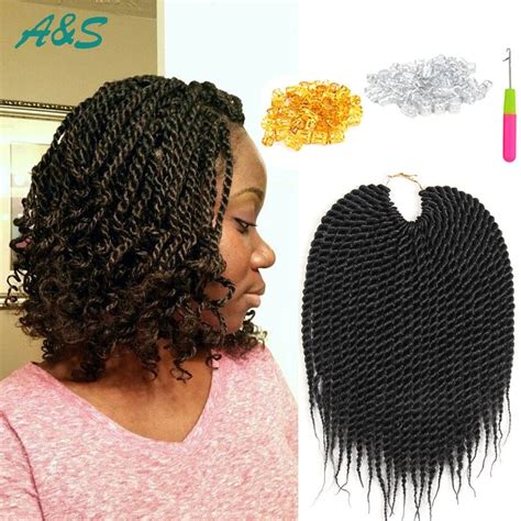 10 Thin And Short Senegalese Twist Hair Micro Crochet Braids Havana