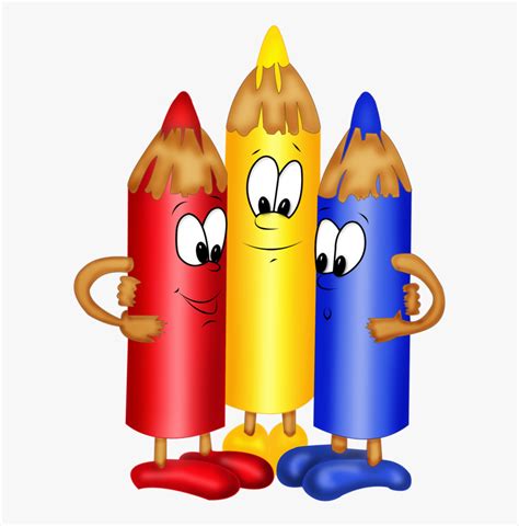Colour Pencil Clip Art Cartoon Color Pencil Clip Art Hd Png Download