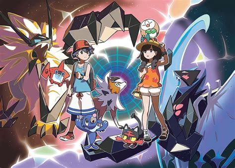 Protagonists Art Pokémon Ultra Sun And Ultra Moon Art Gallery