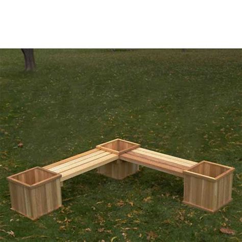 Cedar Bench And Planter Boxes Enhance Your Patio In A Day