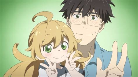 Two Anime Characters Giving The Peace Sign