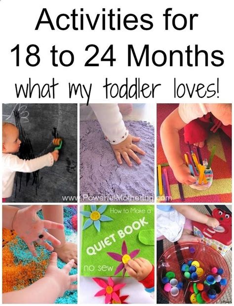 Activities For 18 To 24 Months Toddlers A Great Collection Of Home
