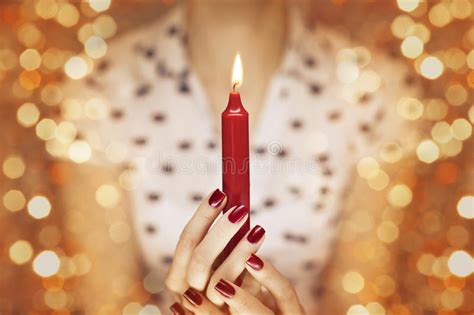 2 880 Woman Holding Candle Hands Stock Photos Free Royalty Free