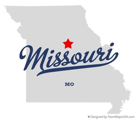 Map Of Missouri Mo Missouri