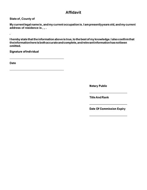 Printable Notary Forms Holobmw