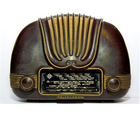 Bakelite Radio By Telefunken German Ca 1940s Bakeliteradio