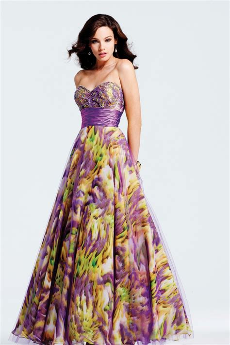 2013 Prom Dress Trends Printed Prom Dresses Fashion Trend Seeker