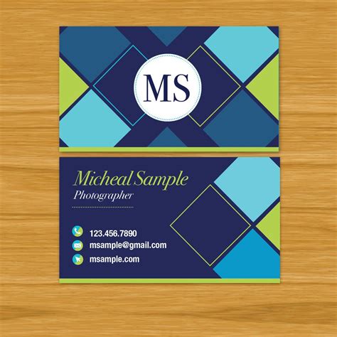 Business Card Template Custom Print Ready Pdf Digital File
