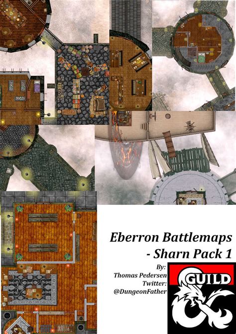 Eberron Battlemaps Sharn Pack 1 Dungeon Masters Guild Dungeon