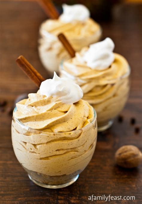 In a large bowl whip cream cheese, pumpkin, vanilla, cinnamon, pumpkin pie spice, and brown sugar for a few minutes until fluffy. 20 Pumpkin Dessert Recipes to try - girl. Inspired.