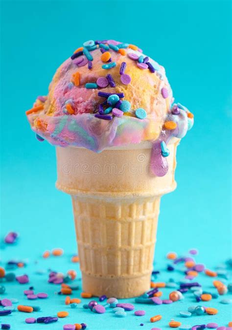 101 Cotton Candy Ice Cream Cone Stock Photos Free And Royalty Free