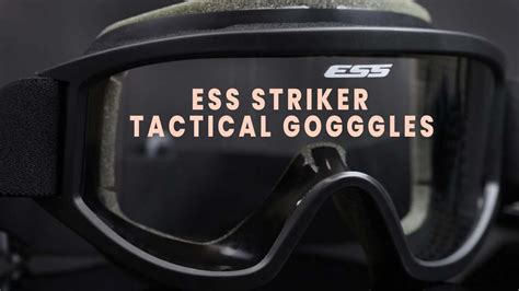 Ess Striker Tactical Xt Goggle Product Review Youtube