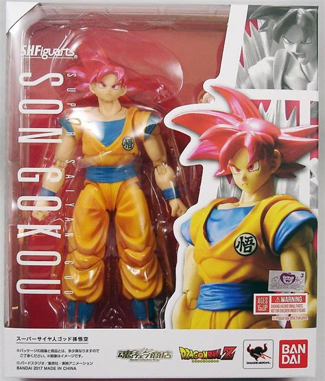 Collectibles Figuarts Action Figure Dragon Ball Z Super Saiyan God Son Gokou Goku Japan S H