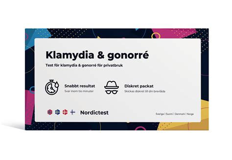 Prueba Rápida De Clamidia Y Gonorrea Solicita En Línea Hoy Mismo Nordictestes