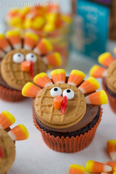 #phineas and ferb #perry the platypus #cupcake #cupcake decorating #cake decorating #cake ideas #amazing cakes. Chocolate Turkey Cupcakes - Your Cup of Cake