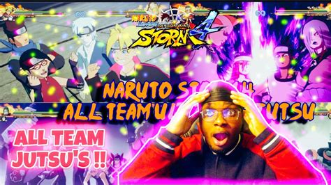 One Piece Fan Reacts To All Team Ultimate Jutsus Naruto Storm Next Generations Reaction YouTube