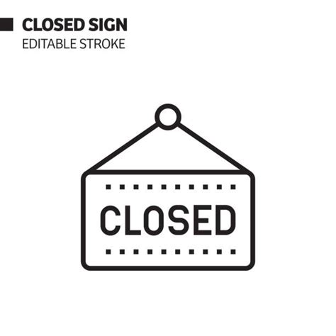 Closed Sign Illustrations Royalty Free Vector Graphics And Clip Art Istock