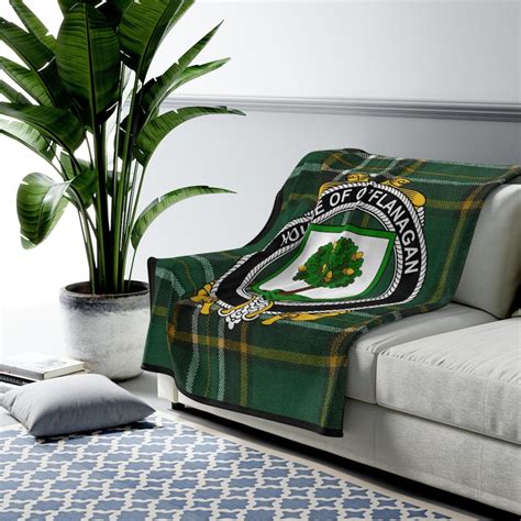 House Of Flanagan Irish Tartan Blanket Soft Irish Blanket Irish T