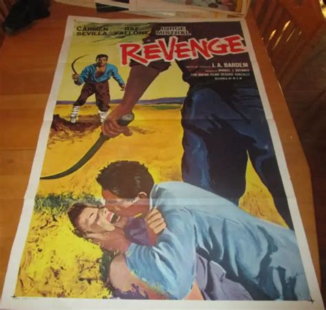revenge aka la venganza poster carmen sevilla raf vallone acadamy award nom 1959 28 50 picclick