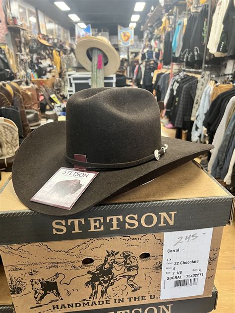 Stetson Buffalo Collection 4x Corral Brown • The Rockin Cowboy