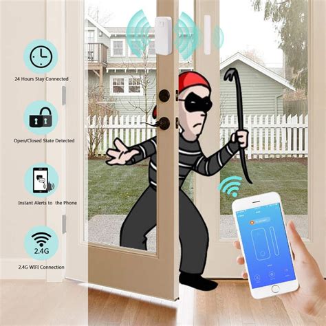 Wifi Door Sensor Wireless Window Door Sensor Home Security