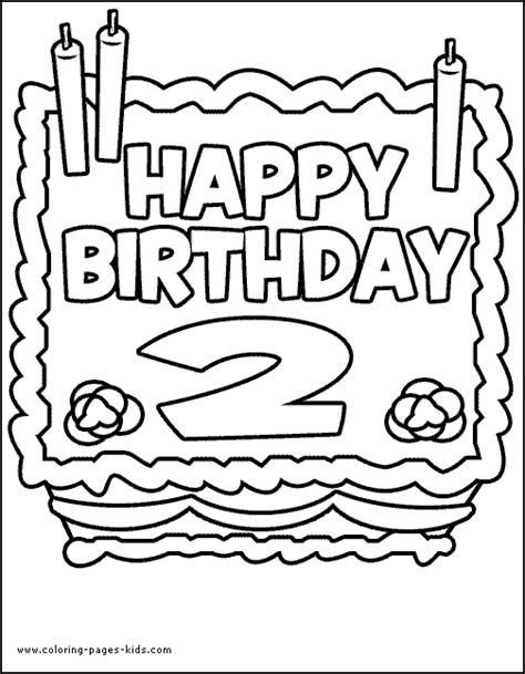We hear that one of the founding fathers alexander hamilton said that no citizen of the. Birthday color page - Coloring pages for kids - Holiday ...