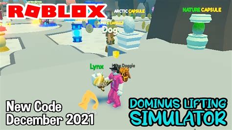 Roblox Dominus Lifting Simulator New Code December 2021 YouTube