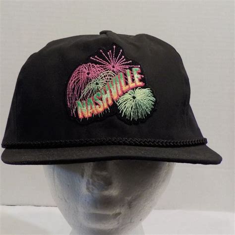 Vintage Nashville Hat Cap Snapback 1990's | Hats, Snapback 