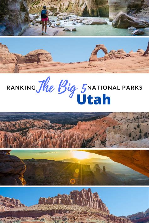 Ranking The Big 5 National Parks In Utah In 2021 Utah National Parks