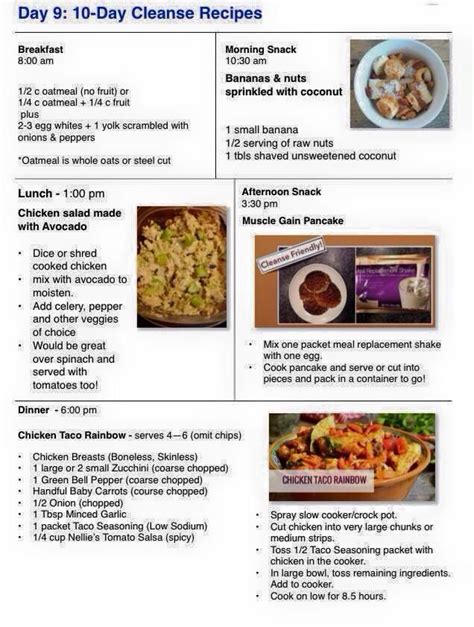 Advocare Day Cleanse Dinner Recipes Chicken Recipes