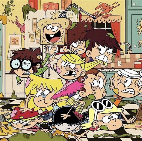 The Louds Having A Food Fight 🤣🤣🤣 Loud House Characters Cartoon