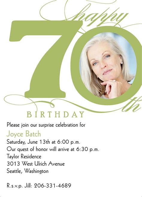 70th Birthday Invitations Ideas Bagvania Free Printable Invitation