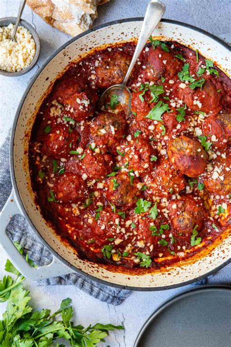 Very Best Baked Italian Meatballs Moms Dinner