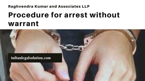 Arrest Without Warrant Indian Legal Solution