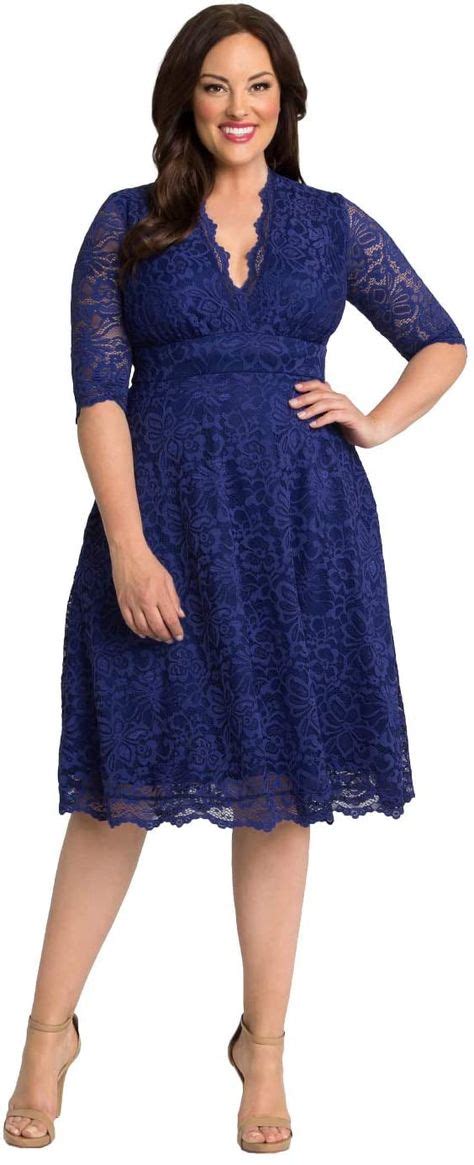 Kiyonna Womens Plus Size Special Occasion Mademoiselle Lace Cocktail Dress Its Women Fashion