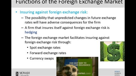 A foreign exchange market is where one country's _ is converted into that of another country. Week 11- Functions of the Foreign Exchange Market - YouTube