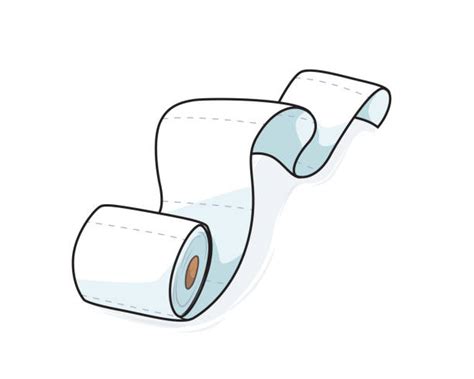 Cartoon Of A Toilet Paper Roll Illustrations Royalty Free Vector