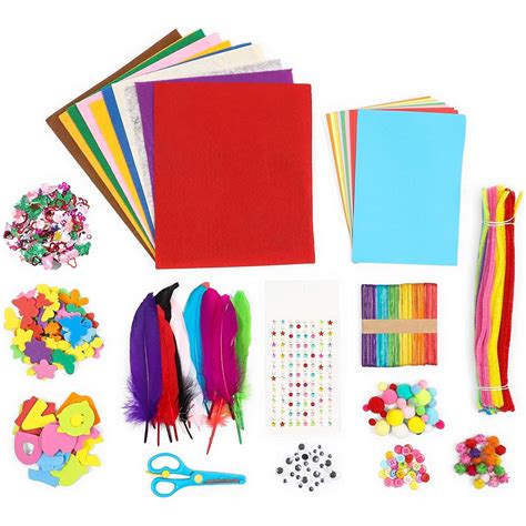 1000pcs Kids Art And Craft Supplies Assortment Set For School Projects