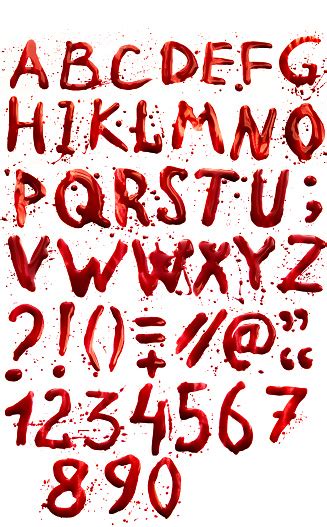 Bloody Alphabet Stock Photo Download Image Now Istock