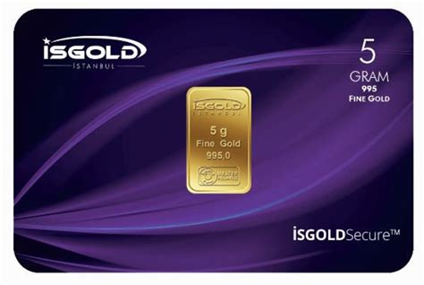 5 Gr Gold Bar 24 K 995 Investment And T Gold Bar Card Etsy