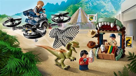 Lego Jurassic World 75934 Dilophosaurus On The Loose Unboxing Youtube