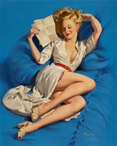 Picture Of Gil Elvgren All His Glamorous American Pin Ups Th