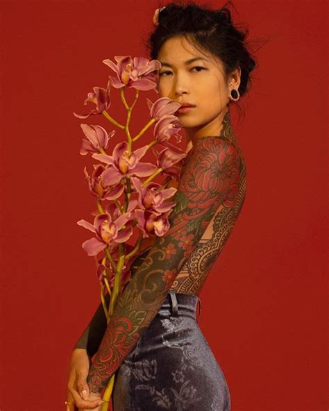 A N H W I S L E Anhwisle • Photos Et Vidéos Instagram Asian Tattoo Girl Asian Tattoos Hot