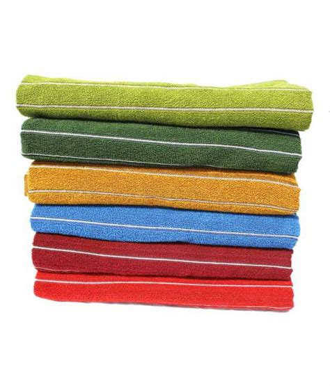 Get 5% in rewards with club o! Mandhania Single Cotton Bath Towel - Multi Color - Buy ...