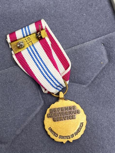 Us Defense Meritorious Service Medal In Box